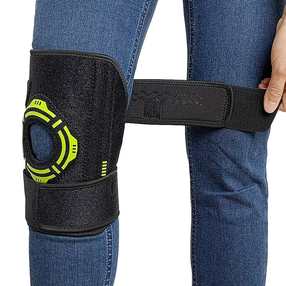 Injury Supporting Knee Booster Pressure Climbing Knee Brace Suitable For Basketball Sports Knee Guard Strap Knee Pads
Injury Supporting Knee Booster Pressure Climbing Knee Brace Suitable For Basketball Sports Knee Guard Strap Knee Pads
