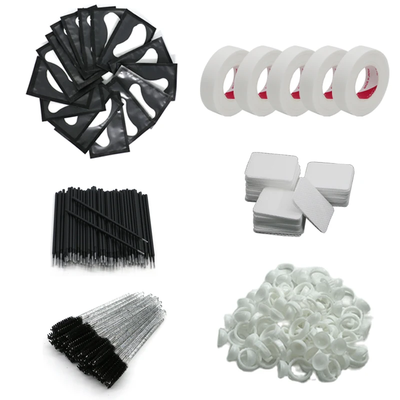 Wholesale Eyelash Extension Supplies Set Disposable Mascara lashes Micro Brush Tape Glue Ring Eye Pad Applicator eyelashes Tool
Wholesale Eyelash Extension Supplies Set Disposable Mascara lashes Micro Brush Tape Glue Ring Eye Pad Applicator eyelashes Tool
