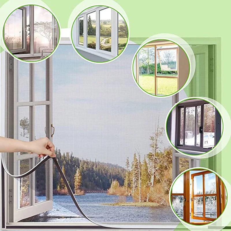 Self-adhesive magnet anti-mosquito screen mesh invisible magnetic mosquito net screen magnetic sand window screen free punch
Self-adhesive magnet anti-mosquito screen mesh invisible magnetic mosquito net screen magnetic sand window screen free punch