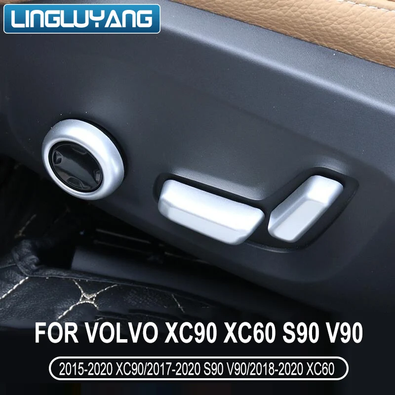 car accessories for Volvo xc60 s90 v90 xc90 s60 v60 seat adjustment electric decorative cover key box car styling 
car accessories for Volvo xc60 s90 v90 xc90 s60 v60 seat adjustment electric decorative cover key box car styling