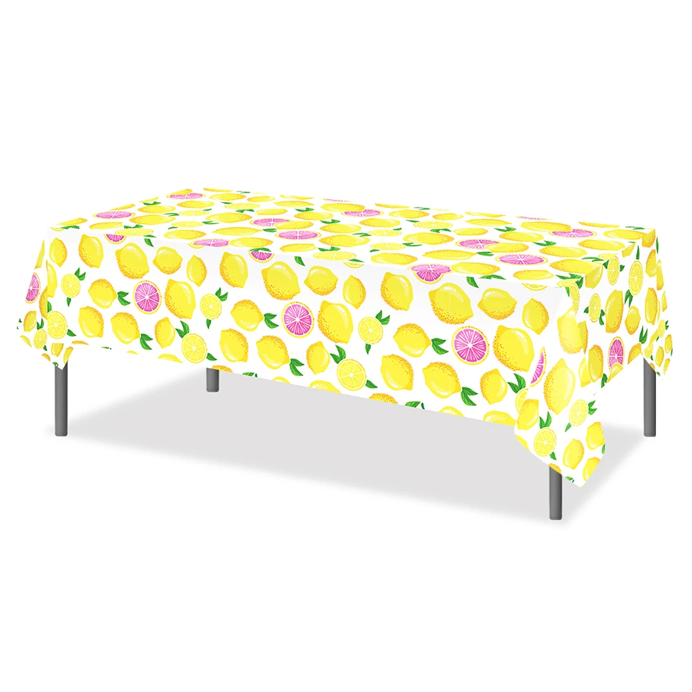 130*220cm PE Summer Lemon Fruit Theme Baby Shower BIRTHDAY Party Disposable Tablecloths Hawaii Party DIY Backdrops Tablecovers
130*220cm PE Summer Lemon Fruit Theme Baby Shower BIRTHDAY Party Disposable Tablecloths Hawaii Party DIY Backdrops Tablecovers