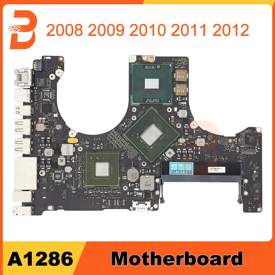 Original Laptop A1286 Motherboard i5 i7 Core 2 For MacBook Pro 15" A1286 Logic Board 2008 2009 2010 2011 2012 Years
Original Laptop A1286 Motherboard i5 i7 Core 2 For MacBook Pro 15" A1286 Logic Board 2008 2009 2010 2011 2012 Years