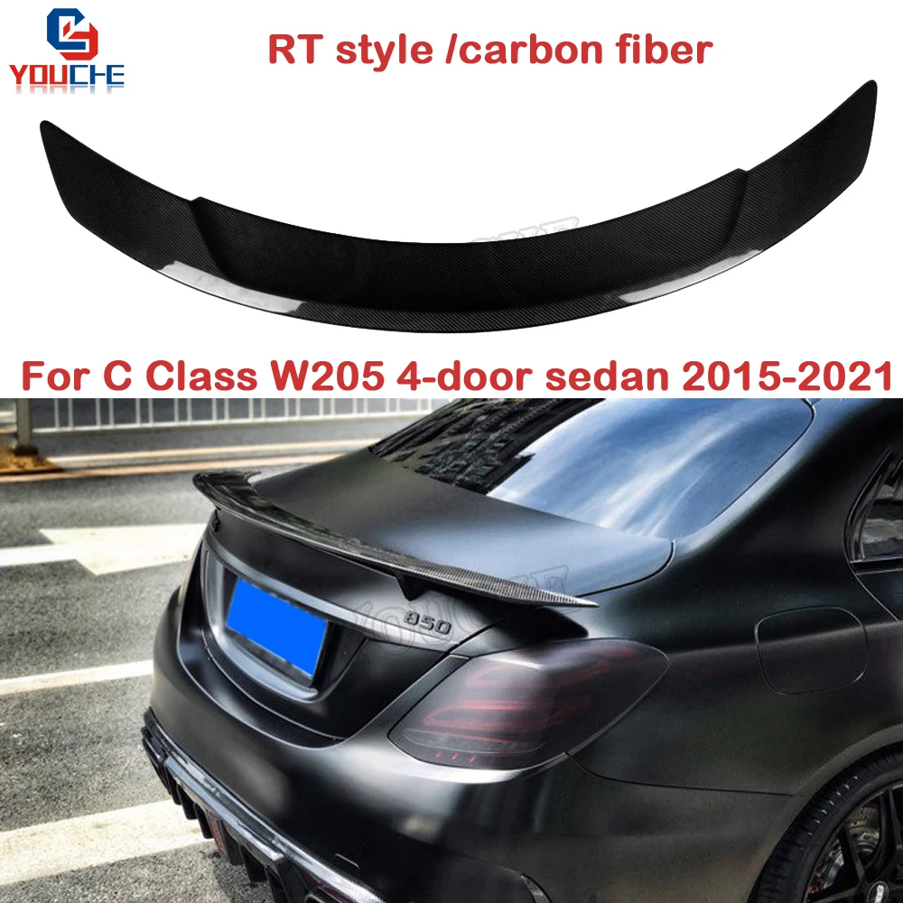 Mercedes W205 RTStyle Carbon Fiber Rear Trunk Spoiler Wing For Benz C Class 4-door Sedan 2015-2021 C180 C200 C250 C300 C350 C400
Mercedes W205 RTStyle Carbon Fiber Rear Trunk Spoiler Wing For Benz C Class 4-door Sedan 2015-2021 C180 C200 C250 C300 C350 C400
