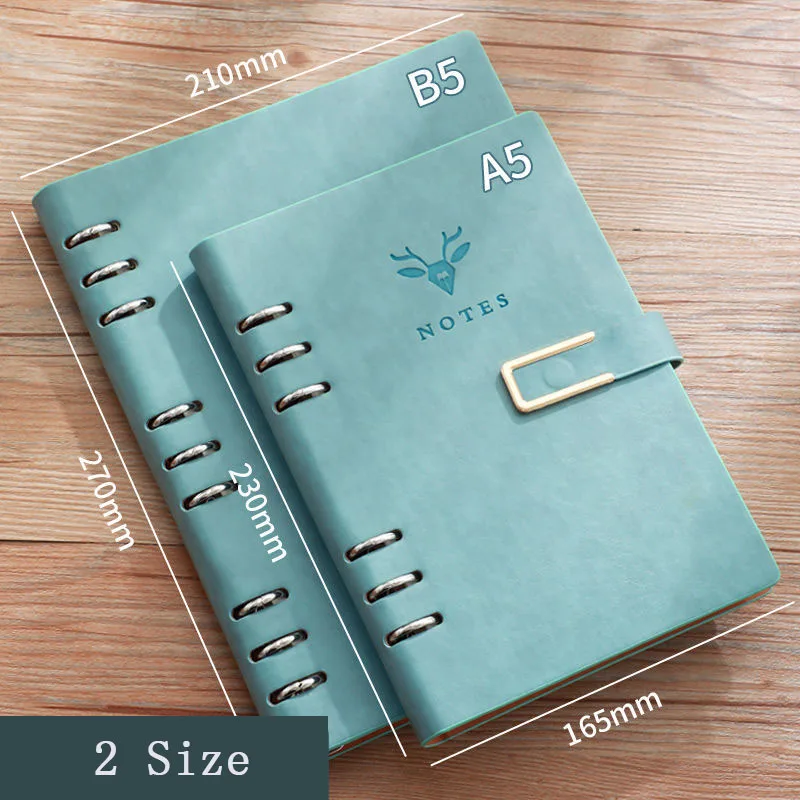 2022 New PU Leather A5 Loose-leaf Notebook Journals Agenda Planner Refillable Paper Creative School Stationery Budget Book
2022 New PU Leather A5 Loose-leaf Notebook Journals Agenda Planner Refillable Paper Creative School Stationery Budget Book