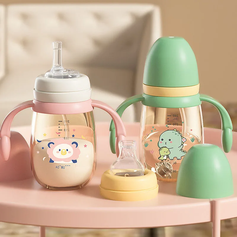 Dual-Use Bottle Baby Feeding Bottles Straw Cup Gravity Ball Cartoon Drinking Cup Kids Children Drinking Milk Water Bottles
Dual-Use Bottle Baby Feeding Bottles Straw Cup Gravity Ball Cartoon Drinking Cup Kids Children Drinking Milk Water Bottles