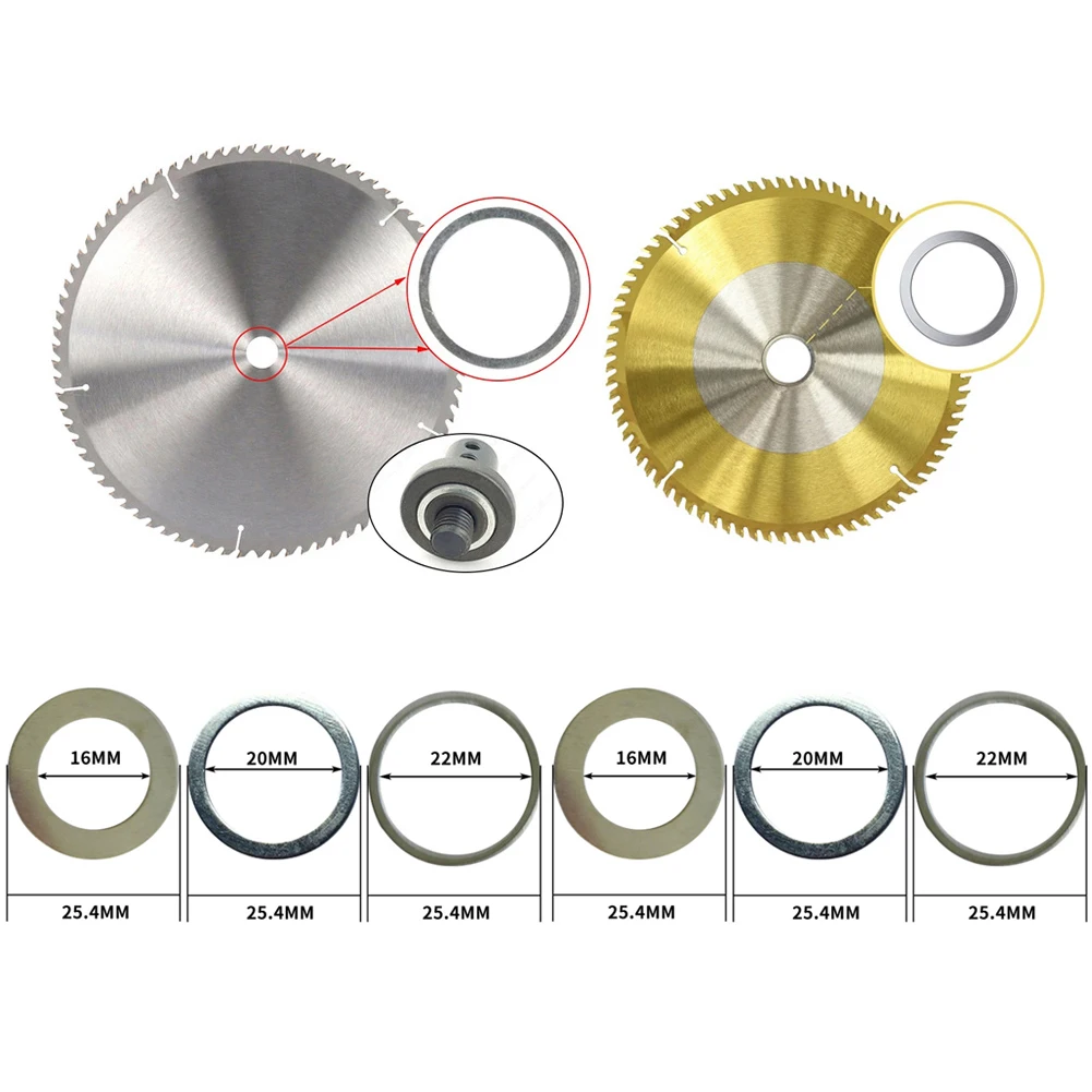 6Pcs Set Circular Saw Ring Circular Saw Blade Reduction Ring Conversion Ring For Cutting Disc Woodworking Tool Cutting Washer
6Pcs Set Circular Saw Ring Circular Saw Blade Reduction Ring Conversion Ring For Cutting Disc Woodworking Tool Cutting Washer