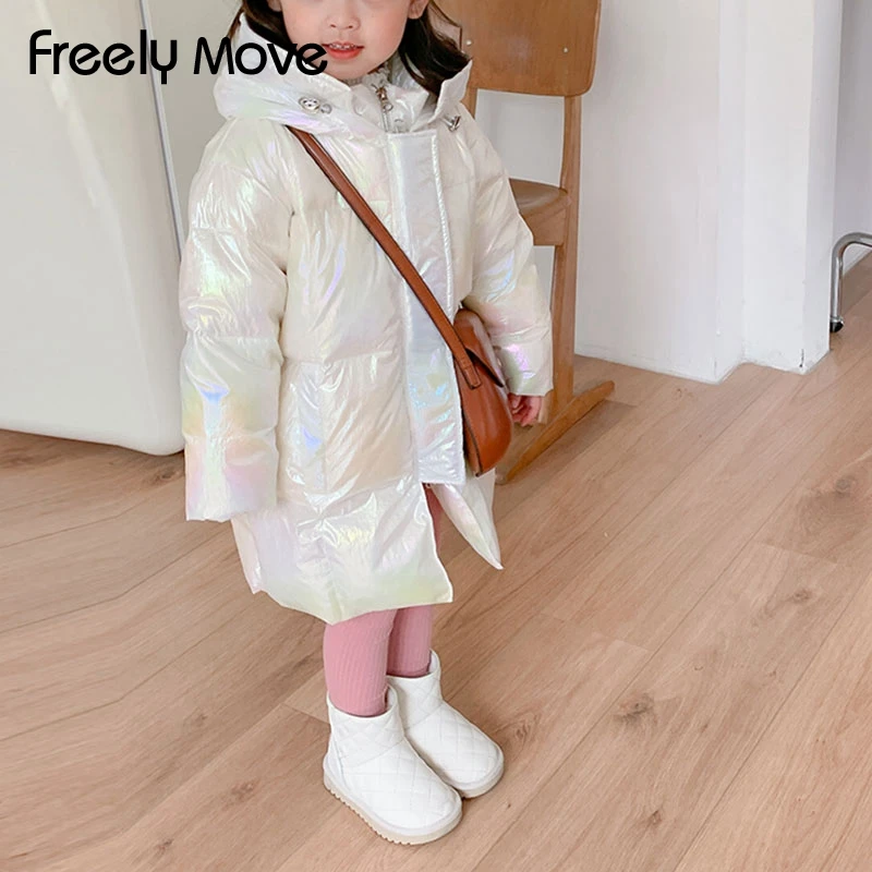 Freely Move Girls Winter Down Cotton Padded Jacket Thick Warm Jacket Mid-length Letter Fashion Padded Solid Collar Girl Hooded
Freely Move Girls Winter Down Cotton Padded Jacket Thick Warm Jacket Mid-length Letter Fashion Padded Solid Collar Girl Hooded