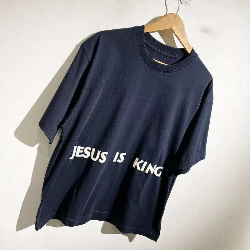Top Quality JESUS IS KING 1:1 Print Tees Casual Cotton Oversized T-shirt Y2k Streetwear Crop Top Men's Clothing Woman Clothes
Top Quality JESUS IS KING 1:1 Print Tees Casual Cotton Oversized T-shirt Y2k Streetwear Crop Top Men's Clothing Woman Clothes