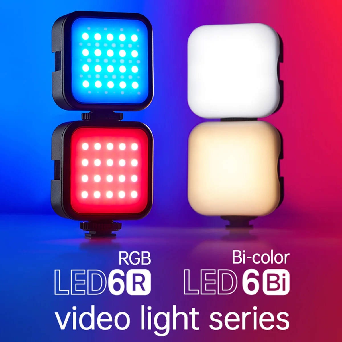 Godox LED 6R RGB LED Video Camera Light 13 FX Effects Bi-color LED6Bi for Vlog Video Light PK Ulanzi VL49 LED Lighting
Godox LED 6R RGB LED Video Camera Light 13 FX Effects Bi-color LED6Bi for Vlog Video Light PK Ulanzi VL49 LED Lighting