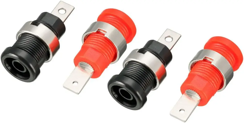 Tcenofoxy Banana Jack 4 Pcs Audio Speaker Terminal Connectors 4mm Banana Jack Outlet
Tcenofoxy Banana Jack 4 Pcs Audio Speaker Terminal Connectors 4mm Banana Jack Outlet