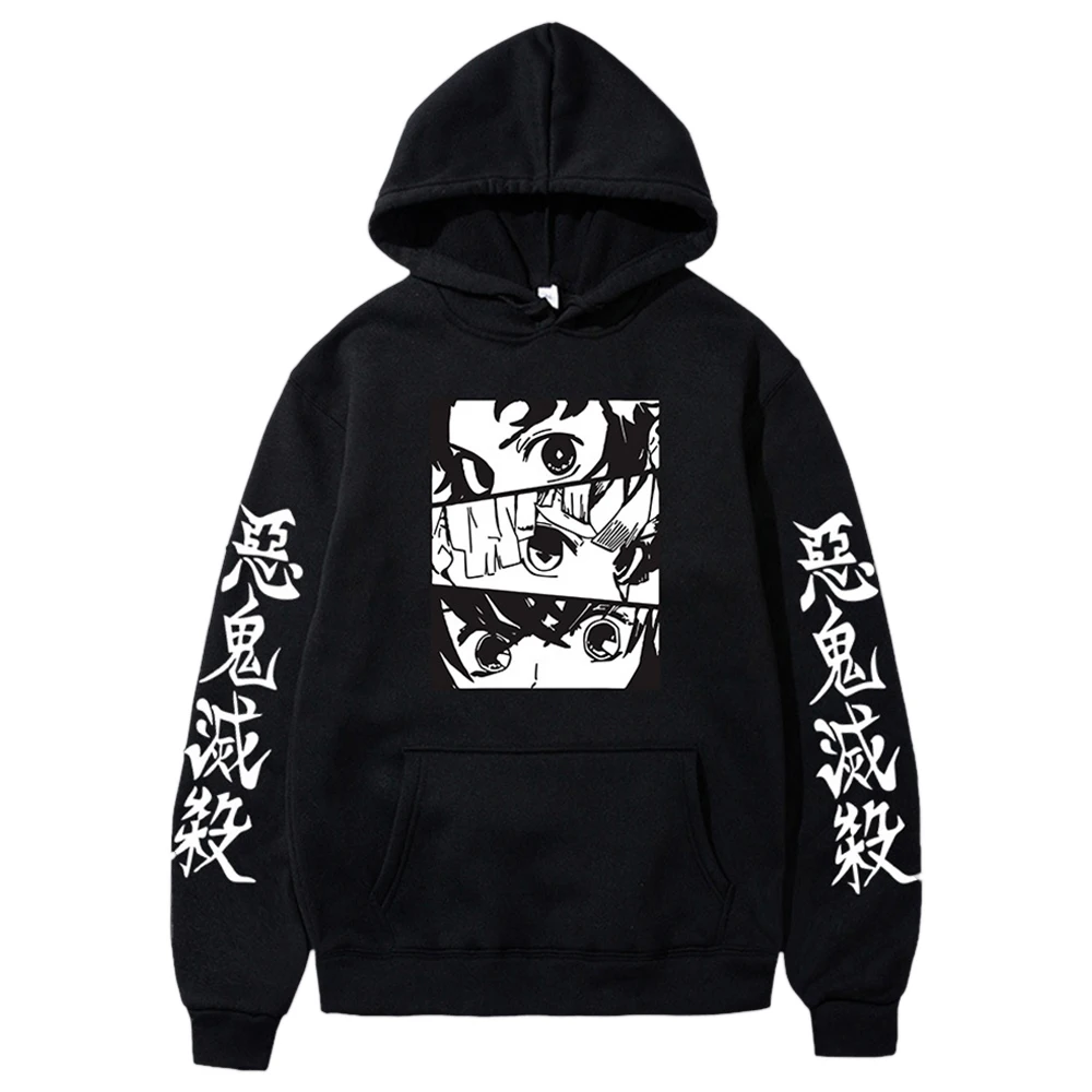 Japanese Anime Demon Slayer Hoodies Tanjiro Zenitsu Inosuke Print Men Sweatshirts Streetwear Casual Tops Harajuku Pullover
Japanese Anime Demon Slayer Hoodies Tanjiro Zenitsu Inosuke Print Men Sweatshirts Streetwear Casual Tops Harajuku Pullover