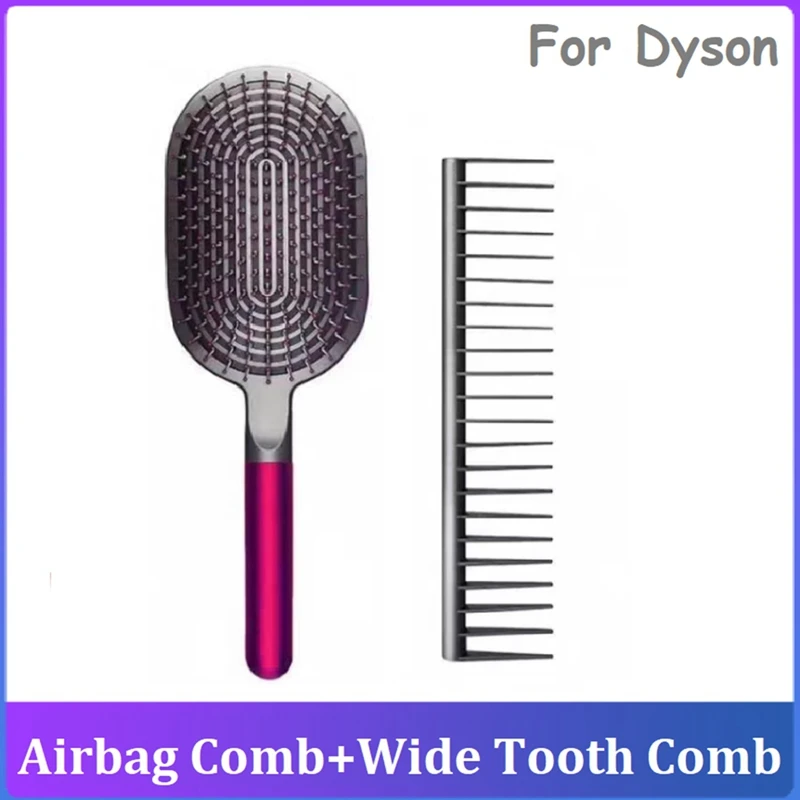Расческа с подушкой безопасности + расческа для широких зубов, распутывающая кожу головы, массажная подушка безопасности, щетка для волос, П... 
Расческа с подушкой безопасности + расческа для широких зубов, распутывающая кожу головы, массажная подушка безопасности, щетка для волос, П...