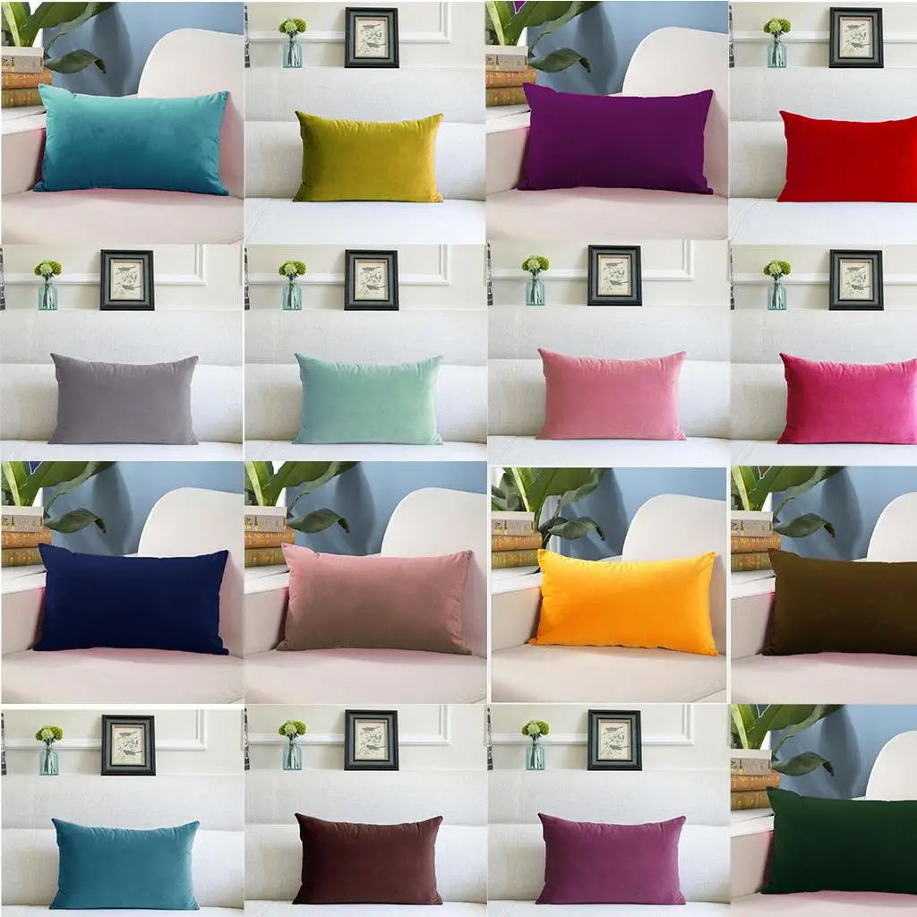 fityle Comfortable Soft Velvet Solid Color Throw Pillow Covers Cushion Case for living room bedroom sofa couch bed 12x2inch
fityle Comfortable Soft Velvet Solid Color Throw Pillow Covers Cushion Case for living room bedroom sofa couch bed 12x2inch