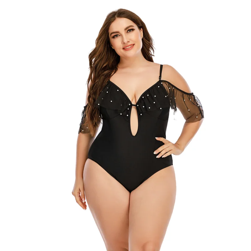Новые летние цельные купальники для женщин, большие размеры, купальники, черный женский купальный костюм с открытыми плечами, купальники, пляжная одежда 5XL, боди
Новые летние цельные купальники для женщин, большие размеры, купальники, черный женский купальный костюм с открытыми плечами, купальники, пляжная одежда 5XL, боди