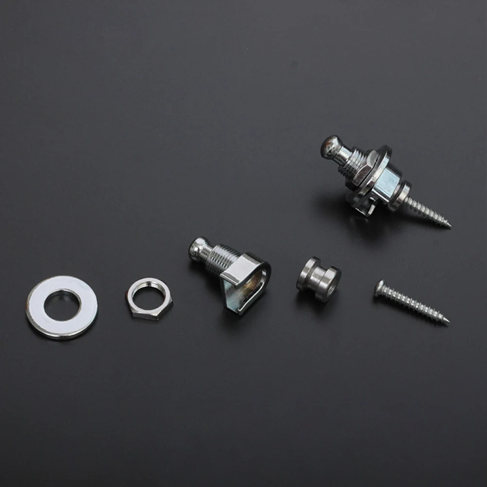 2Pcs Guitar Strap Locks Round Head Buttons For Acoustic Electric Bass Musical Instruments Parts Accessories Silver Black
2Pcs Guitar Strap Locks Round Head Buttons For Acoustic Electric Bass Musical Instruments Parts Accessories Silver Black