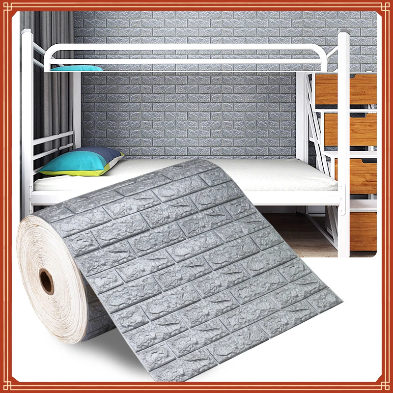 Waterproof Self Adhesive DIY Wallpaper Living Room TV Background Decoration 3D Wall Sticker Imitation Brick Bedroom Home Decor
Waterproof Self Adhesive DIY Wallpaper Living Room TV Background Decoration 3D Wall Sticker Imitation Brick Bedroom Home Decor