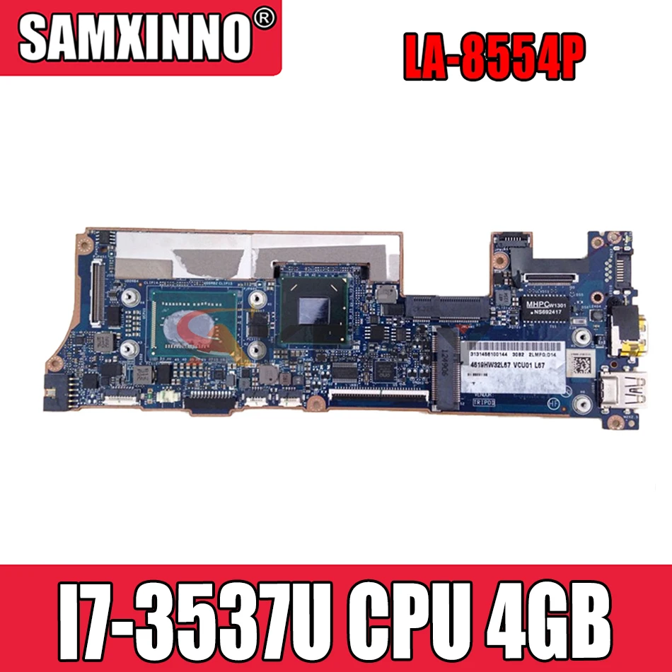 Akemy For HP Spectre XT13 XT 13-2000 Laptop Motherboard SR0XG I7-3537U CPU 4GB Ram 714758-501 714758-001 VCU01 LA-8554P
Akemy For HP Spectre XT13 XT 13-2000 Laptop Motherboard SR0XG I7-3537U CPU 4GB Ram 714758-501 714758-001 VCU01 LA-8554P