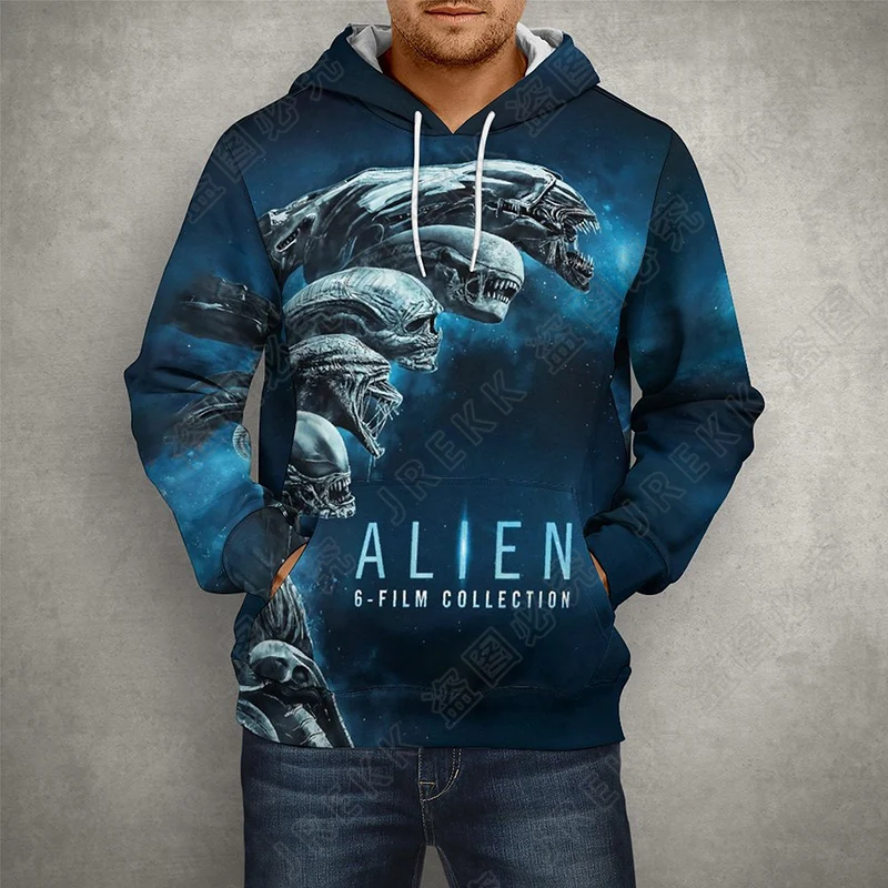 Свитшот с капюшоном Alien с 3D принтом для мужчин и женщин, уличная одежда в популярном кино стиле, Свободный пуловер с длинным рукавом, Повседн...
Свитшот с капюшоном Alien с 3D принтом для мужчин и женщин, уличная одежда в популярном кино стиле, Свободный пуловер с длинным рукавом, Повседн...