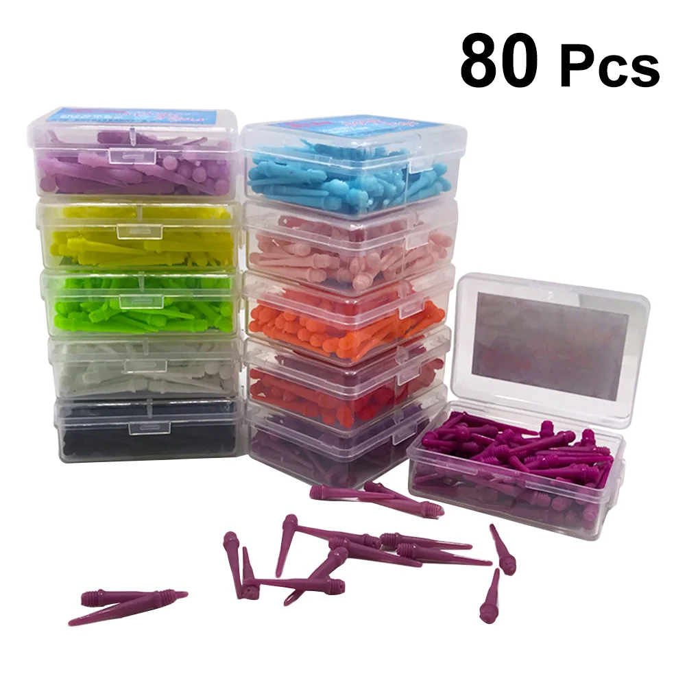 80PCS Dart Shafts Set Dart Tip Remover Replacement Dart Tips Tip Dart Points 
80PCS Dart Shafts Set Dart Tip Remover Replacement Dart Tips Tip Dart Points