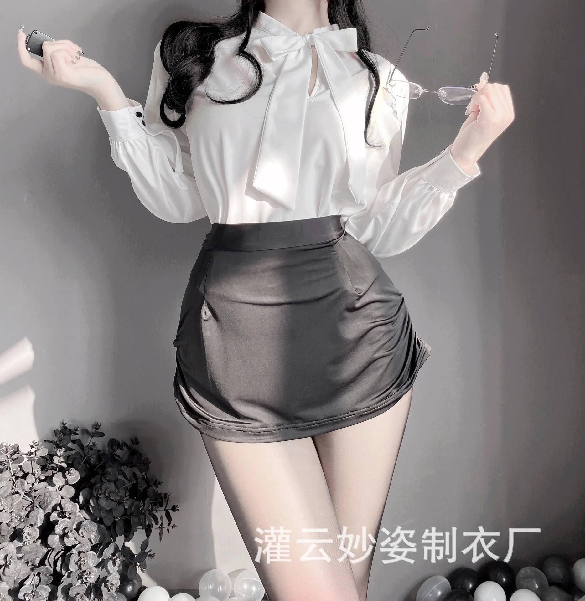 Sexy lingerie female sexy tight bag hip campus Secretary ol uniform temptation teacher suit nightclub suit Sao
Sexy lingerie female sexy tight bag hip campus Secretary ol uniform temptation teacher suit nightclub suit Sao