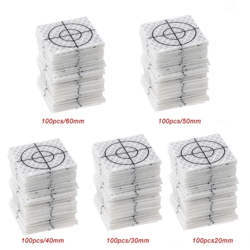 100pcs 2/3/4/5/6cm Industrial Reflector Reflective Target Total Station White Reflector Sheet Reflective Tape
100pcs 2/3/4/5/6cm Industrial Reflector Reflective Target Total Station White Reflector Sheet Reflective Tape