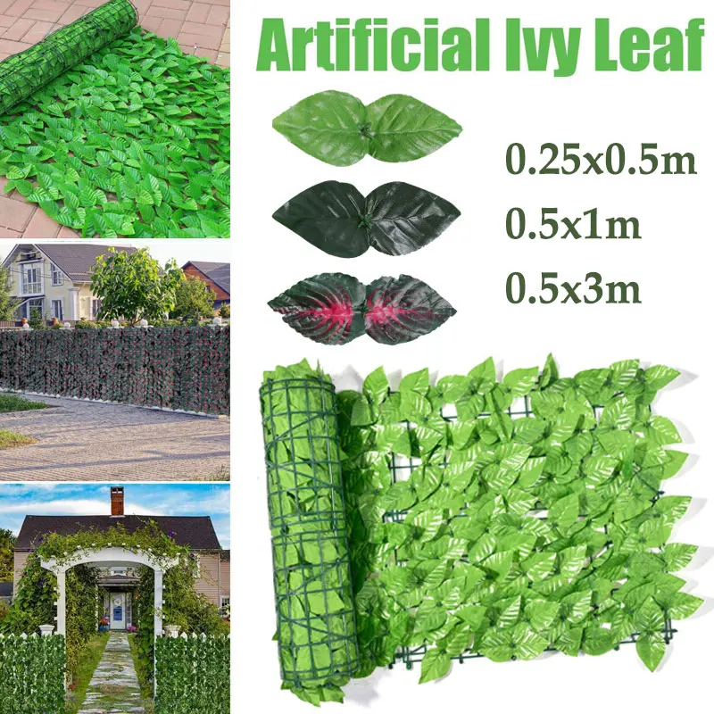 Artificial Plant Foliage Hedge Grass Mat Garden Faux Green Leaf Fence Privacy Screen Panels Rattan for Garden Home Decor Vines
Artificial Plant Foliage Hedge Grass Mat Garden Faux Green Leaf Fence Privacy Screen Panels Rattan for Garden Home Decor Vines