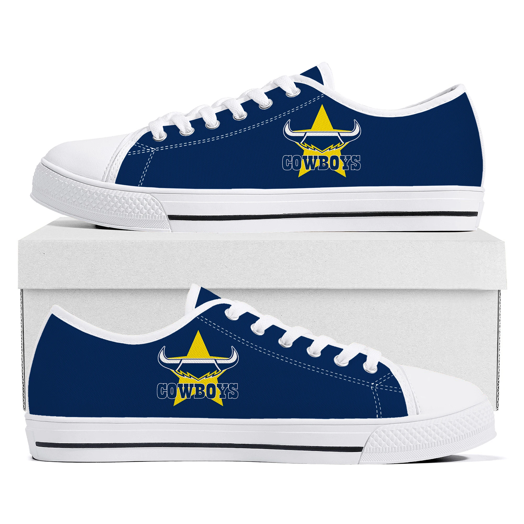 North Queensland Cowboys Australian Rugby Low Top Sneakers Mens Womens Teenager Canvas High Quality Sneaker Casual Custom DIY
North Queensland Cowboys Australian Rugby Low Top Sneakers Mens Womens Teenager Canvas High Quality Sneaker Casual Custom DIY