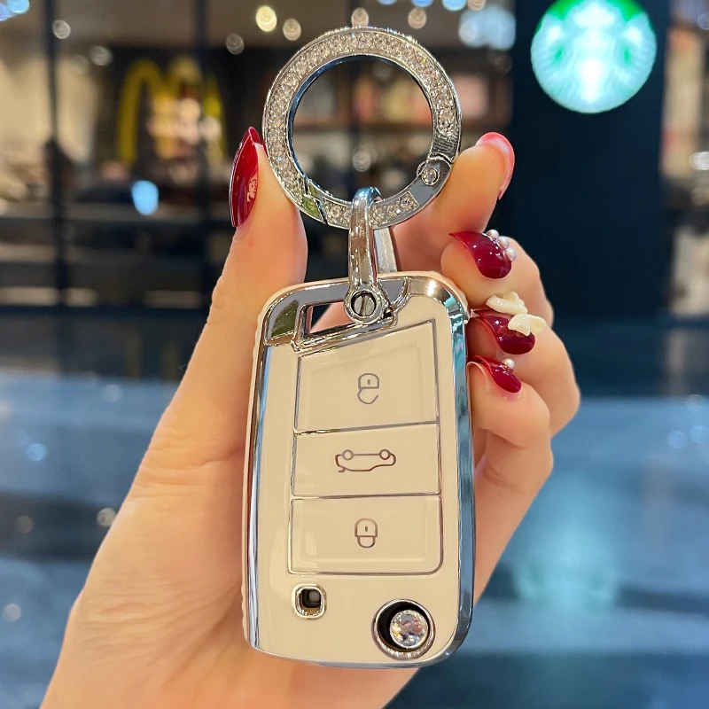 LUNDA Car Key Case Cover for Jetta VW Volkswagen Golf 7 MK7 Tiguan MK2 For SEAT Ateca Leon FR 2 Ibiza Altea For Skoda Octavia A7 
LUNDA Car Key Case Cover for Jetta VW Volkswagen Golf 7 MK7 Tiguan MK2 For SEAT Ateca Leon FR 2 Ibiza Altea For Skoda Octavia A7