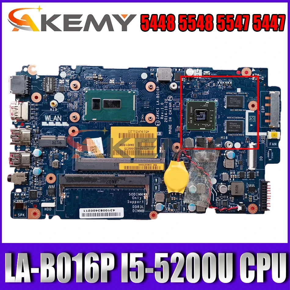 Внешняя Аккумуляторная батарея для Dell Inspiron 5448 5548 5547 5447, материнская плата для ноутбука, модель 100% протестирована
Внешняя Аккумуляторная батарея для Dell Inspiron 5448 5548 5547 5447, материнская плата для ноутбука, модель 100% протестирована