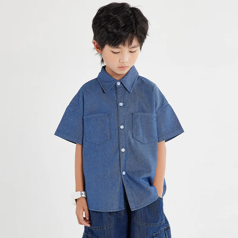Children's short sleeved summer boys fashion thin young casual and westernized clothing teenager clothes gucci shirts for kids
Children's short sleeved summer boys fashion thin young casual and westernized clothing teenager clothes gucci shirts for kids