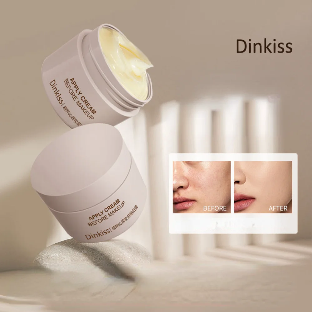 

Dinkiss Makeup Primer Cream 30g Soothing Firming Hydrating Moisturizing Face Cream Invisible Pores Deep Nourish Makeup Cosmetic
