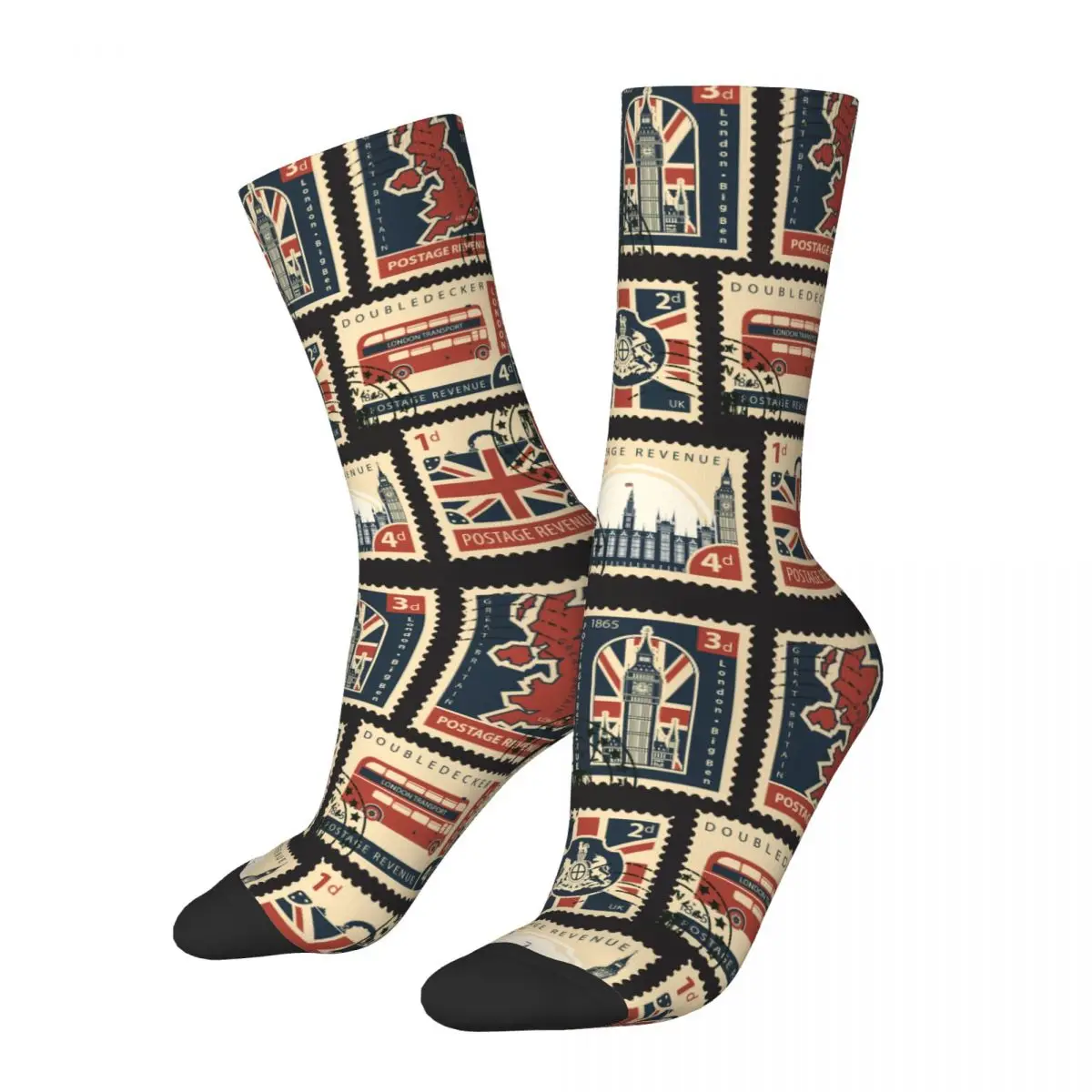 Winter Warm Funny Men's Women's British Flag UK Stamps Map Britain Symbols Socks Sweat Absorbing Football Socks
Winter Warm Funny Men's Women's British Flag UK Stamps Map Britain Symbols Socks Sweat Absorbing Football Socks