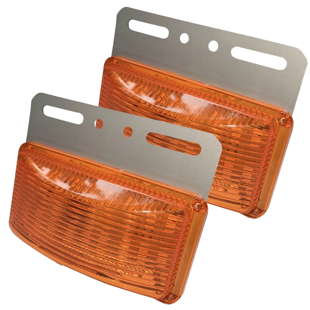 2 pcs 48LED Truck Side Marker Arc-Shaped 12V/24V 30W Turn Signal Driving Light Flowing Warning Lamp Waterproof LED Signal Lamp
2 pcs 48LED Truck Side Marker Arc-Shaped 12V/24V 30W Turn Signal Driving Light Flowing Warning Lamp Waterproof LED Signal Lamp