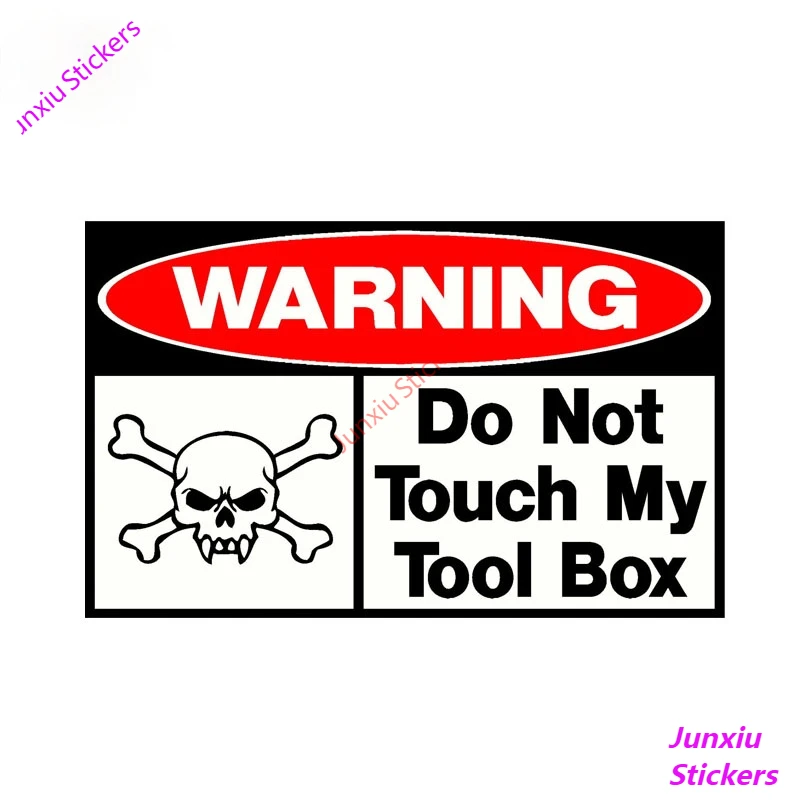 Creativity Warning Do Not Touch My Tool Box Car Sticker Funny SUV Fine Decal Decor Graphic Skull SUV Fine Decal PVC12x7.5cm
Creativity Warning Do Not Touch My Tool Box Car Sticker Funny SUV Fine Decal Decor Graphic Skull SUV Fine Decal PVC12x7.5cm
