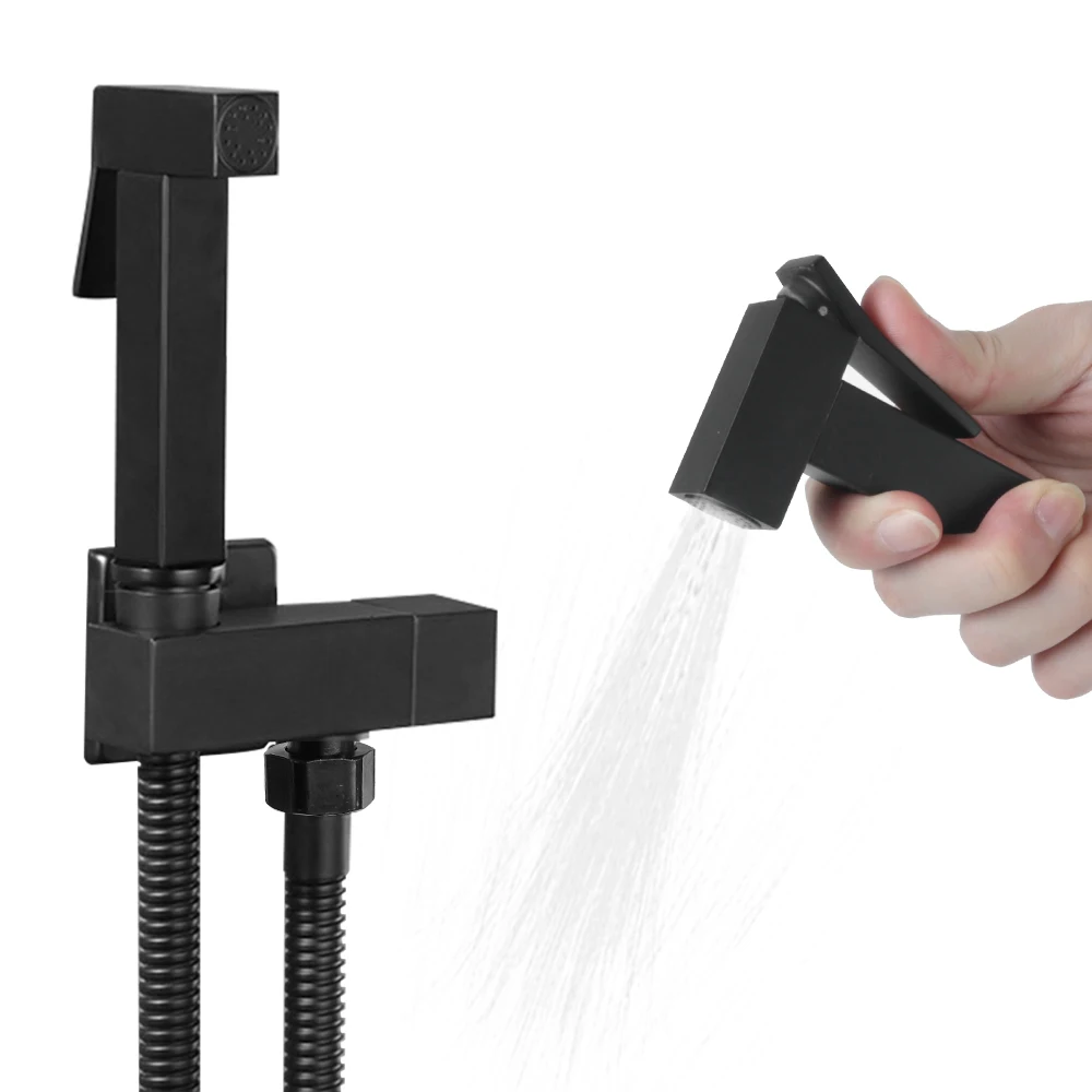Black Handheld Copper Toilet Self Cleaning Shower Head Bidet Spraye Set Bathroom Accessories
Black Handheld Copper Toilet Self Cleaning Shower Head Bidet Spraye Set Bathroom Accessories