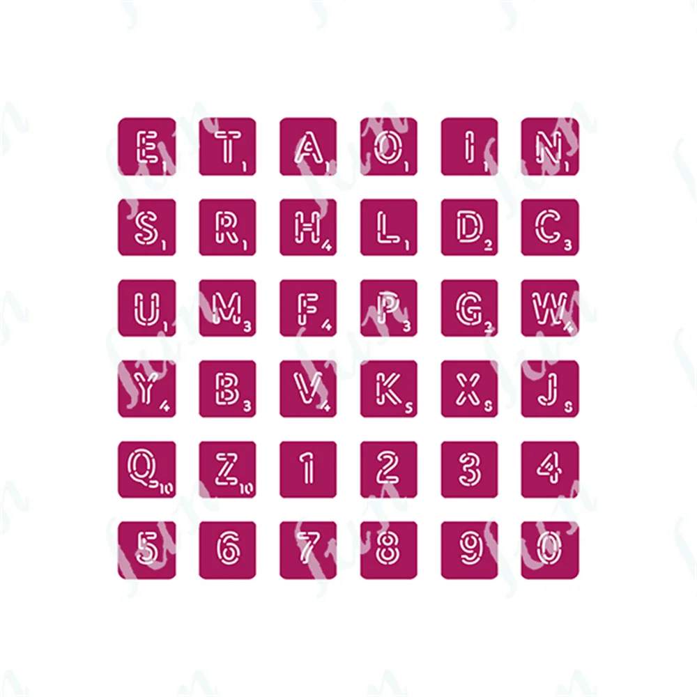 New Mold Letter Tiles 1 Die Creating 36 Metal Cutting Dies Set for Handmade Diy Make Scrapbooking Crafts Cut Stencils Decoration
New Mold Letter Tiles 1 Die Creating 36 Metal Cutting Dies Set for Handmade Diy Make Scrapbooking Crafts Cut Stencils Decoration