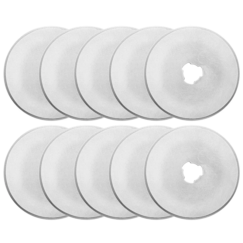 10pcs 28/45/60mm Rotary Cutter Blades Circular Cutting Patchwork Fabric Leather Refill Blades Replacement Sewing Quilting Tool
10pcs 28/45/60mm Rotary Cutter Blades Circular Cutting Patchwork Fabric Leather Refill Blades Replacement Sewing Quilting Tool