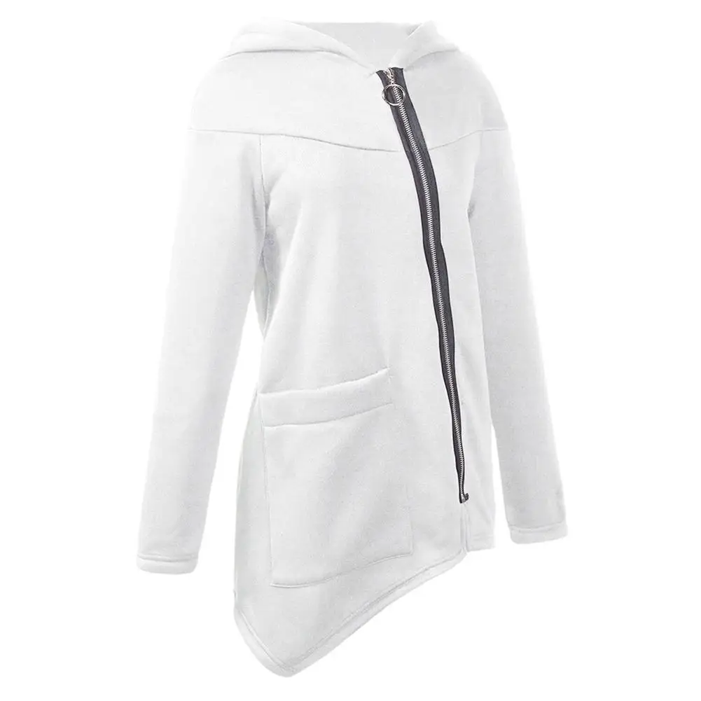 Women Fashion Polyester Hooded Loose Version Korean Personality Warm Long Sleeve Jackets Irregular Hem Female Coat
Women Fashion Polyester Hooded Loose Version Korean Personality Warm Long Sleeve Jackets Irregular Hem Female Coat