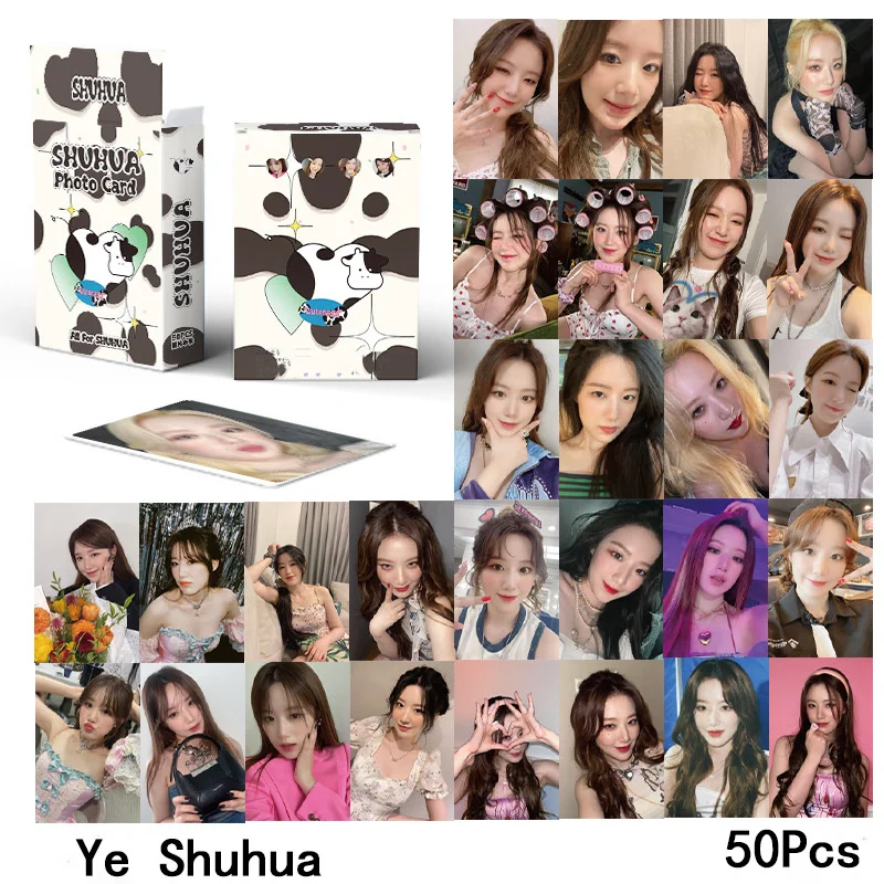 50pcs/set Yeh Shuhua Album Laser Small Card 3 Inch Round Corner Lomo Card Postcard Beautifully Printed Picture Print Photo Kpop
50pcs/set Yeh Shuhua Album Laser Small Card 3 Inch Round Corner Lomo Card Postcard Beautifully Printed Picture Print Photo Kpop