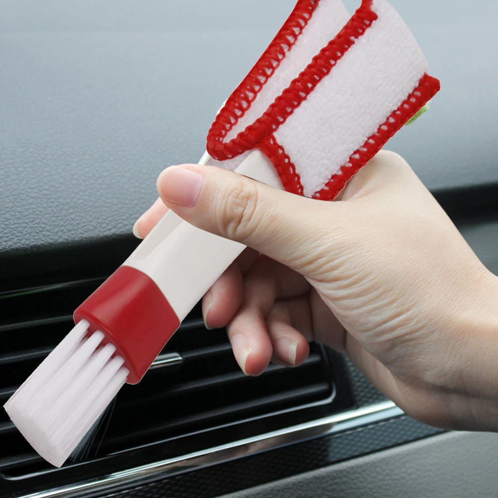 Car Cleaning Brush Double Head Small Cleaning Tools Detailing Car Ventilation Brush Dust Collector
Car Cleaning Brush Double Head Small Cleaning Tools Detailing Car Ventilation Brush Dust Collector