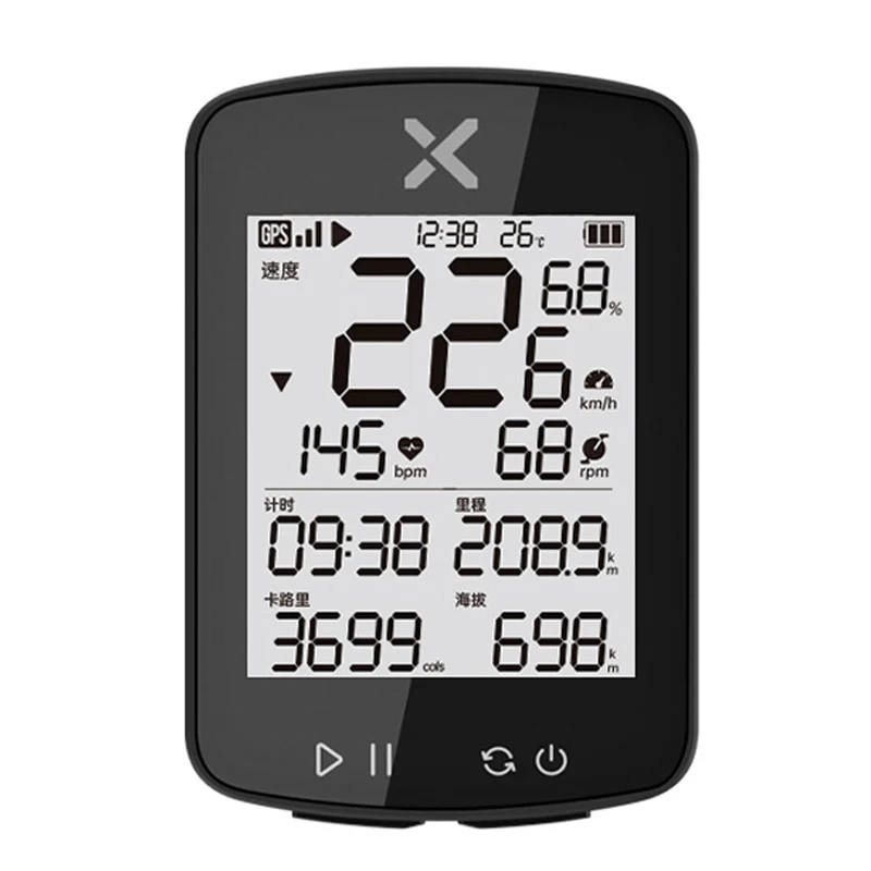 

Беспроводной велосипедный GPS-компьютер, спидометр, дорожный велосипед, горный велосипед, водонепроницаемый, Bluetooth, ANT +, скорость измерения частоты вращения педалей, велосипедный компьютер