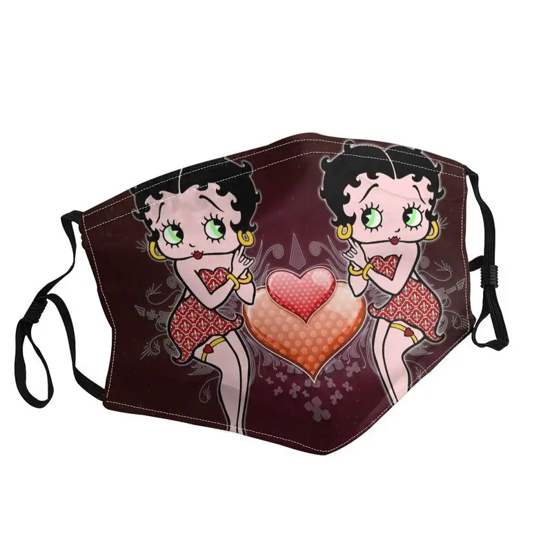 Boop Bettys Love Heart Reusable Men Mouth Face Mask Vintage Cartoon Anti Dust Protection Cover Respirator Mouth-Muffle
Boop Bettys Love Heart Reusable Men Mouth Face Mask Vintage Cartoon Anti Dust Protection Cover Respirator Mouth-Muffle