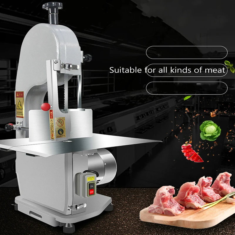 Big Production Commercial Meat Slicer Electric Bone Sawing Machine 304 Stainless steel Platform Pork Frozen Meat Cutter Skeleton
Big Production Commercial Meat Slicer Electric Bone Sawing Machine 304 Stainless steel Platform Pork Frozen Meat Cutter Skeleton