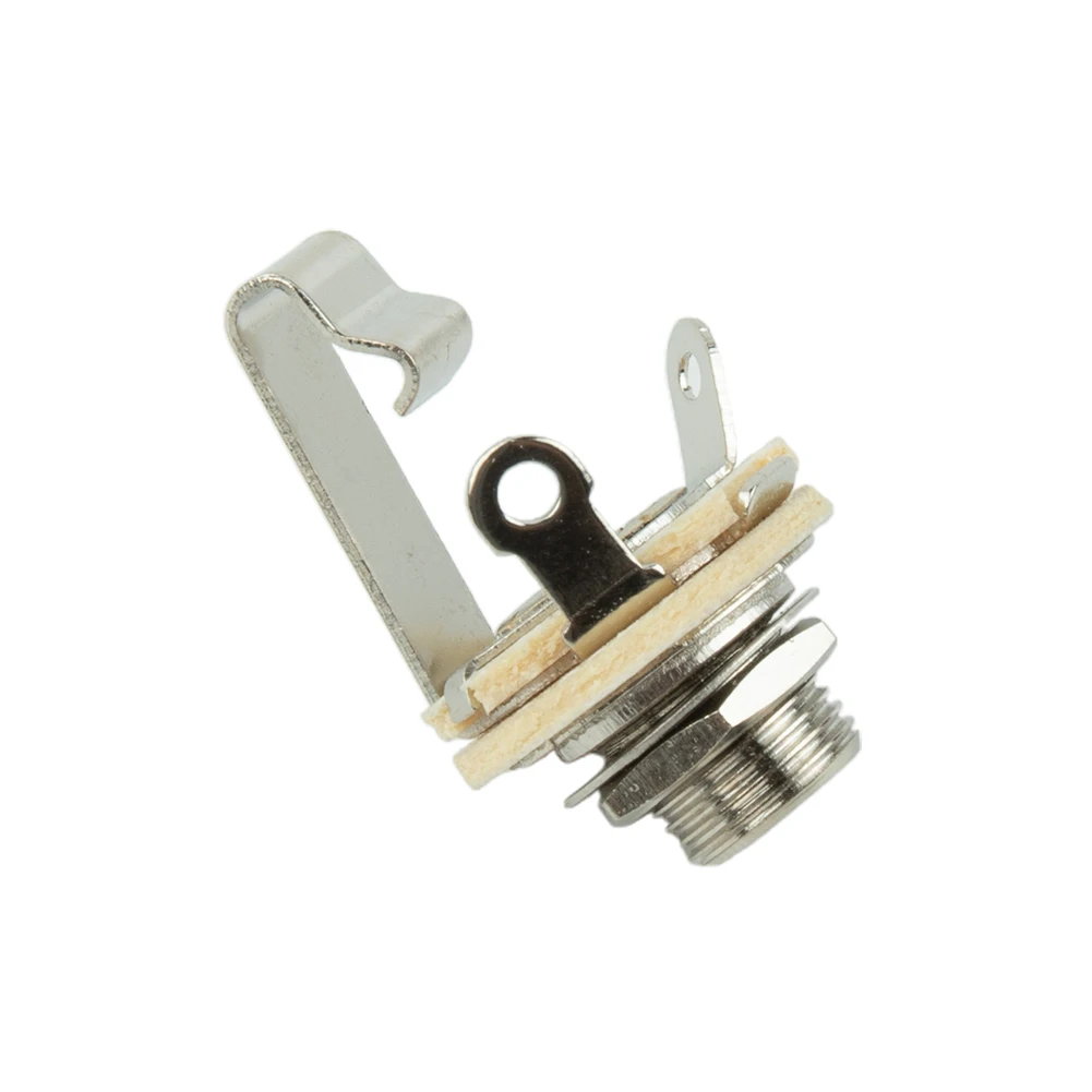 6Pcs 6.35mm 1/4in Guitar Jacks Mono Panel Mount Socket For Electric Guitars Bass Guitar Pickup Output Jack Plug
6Pcs 6.35mm 1/4in Guitar Jacks Mono Panel Mount Socket For Electric Guitars Bass Guitar Pickup Output Jack Plug