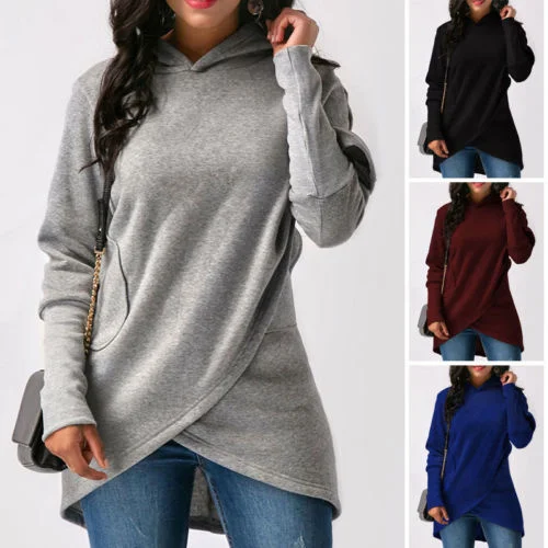 Women Hoodies Apring Autumn Ladies Casual Solid Color Sweatshirt Womens Hooded Long Sleeve Fashion Women's Sweatshirts Tops
Women Hoodies Apring Autumn Ladies Casual Solid Color Sweatshirt Womens Hooded Long Sleeve Fashion Women's Sweatshirts Tops
