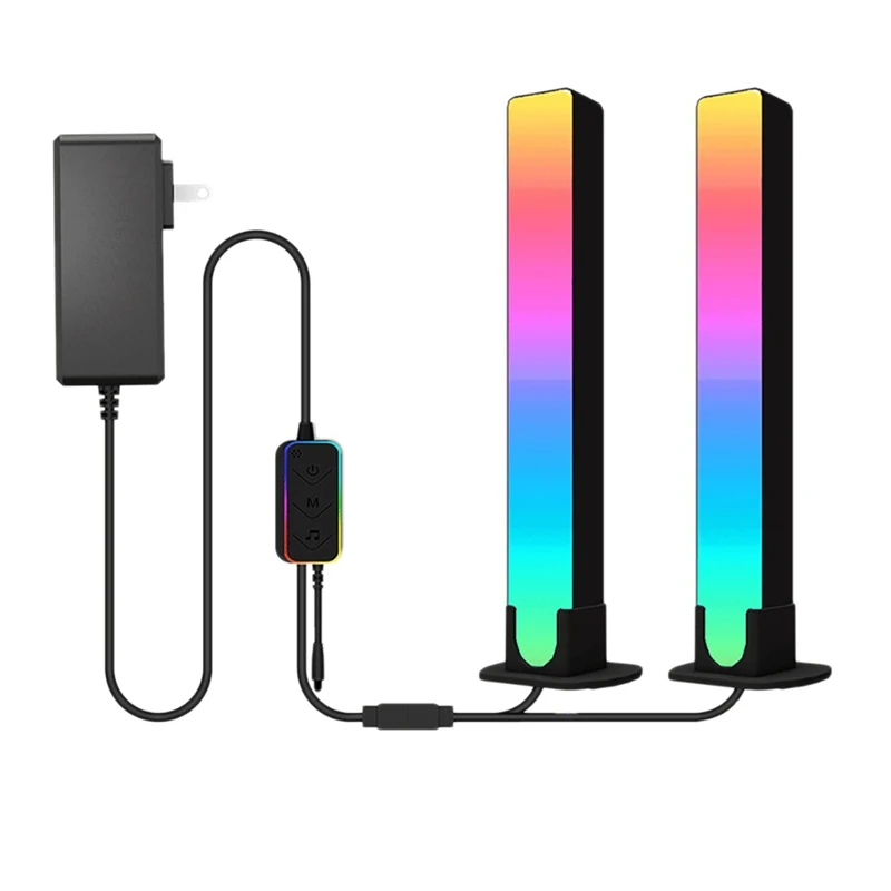 LED Light Bar Gaming Ambient Light Bluetooth TV Backlight RGB Effect With Music Sync For PC TV Room Decor 2 Pcs
LED Light Bar Gaming Ambient Light Bluetooth TV Backlight RGB Effect With Music Sync For PC TV Room Decor 2 Pcs