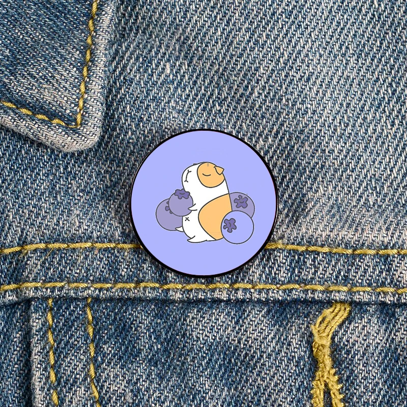 Bubu the Guinea Pig and blueberry Pin Custom Funny Brooches Shirt Lapel Bag Badge Cartoon Jewelry Gift for Lover Girl Friends
Bubu the Guinea Pig and blueberry Pin Custom Funny Brooches Shirt Lapel Bag Badge Cartoon Jewelry Gift for Lover Girl Friends