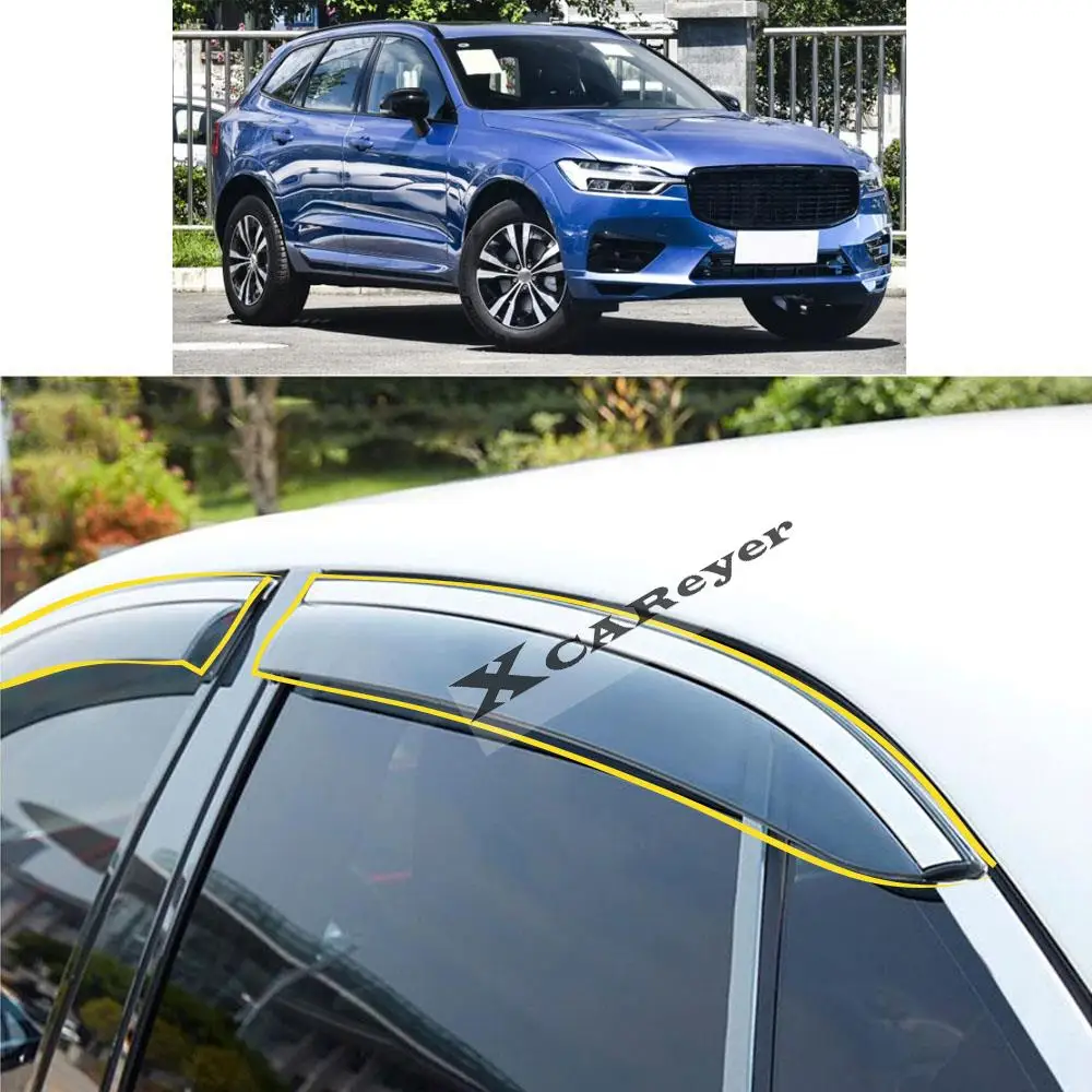 Стикер для кузова VOLVO XC60 2018 2019 2020 2021, пластиковое стекло, ветрозащитный козырек, защита от дождя/солнца, запчасти для вентиляции
Стикер для кузова VOLVO XC60 2018 2019 2020 2021, пластиковое стекло, ветрозащитный козырек, защита от дождя/солнца, запчасти для вентиляции