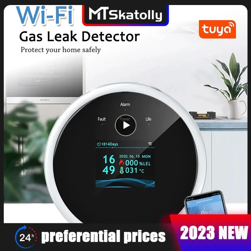 Support Smart Life App Tuya Smart Wifi Combustible Gas Leak Detector Fire Security Detector App Control Safety Smart Home
Support Smart Life App Tuya Smart Wifi Combustible Gas Leak Detector Fire Security Detector App Control Safety Smart Home