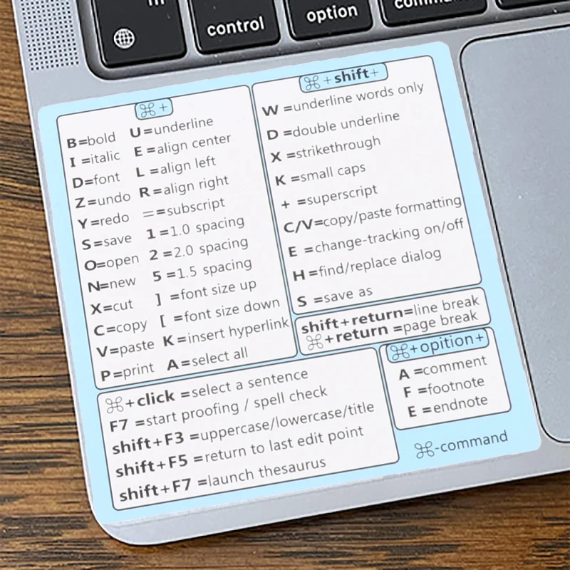 1PC Windows PC Reference Keyboard Shortcut Sticker Adhesive for PC Laptop Desktop Keyboard Shortcut Sticker
1PC Windows PC Reference Keyboard Shortcut Sticker Adhesive for PC Laptop Desktop Keyboard Shortcut Sticker